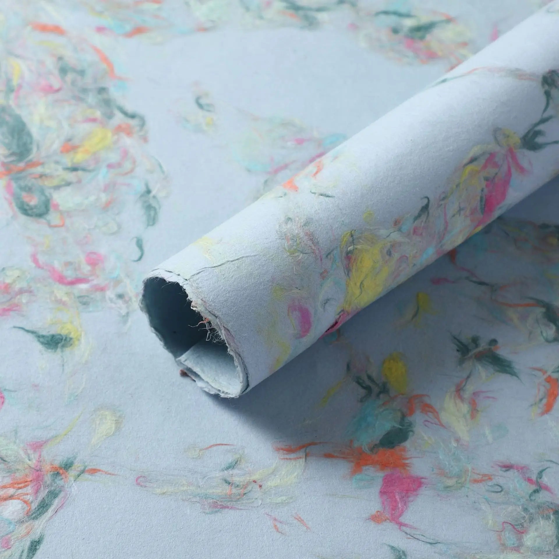 Dunhuang Art Hand-Torn Wood Pulp Wrapping Paper Coated Floral Gifts with Ancient Methods Flower Wrapping Paper