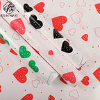 Valentine's Day Neon Love Flower Packaging Paper Waterproof Single Side Coated for Your Romantic Moments