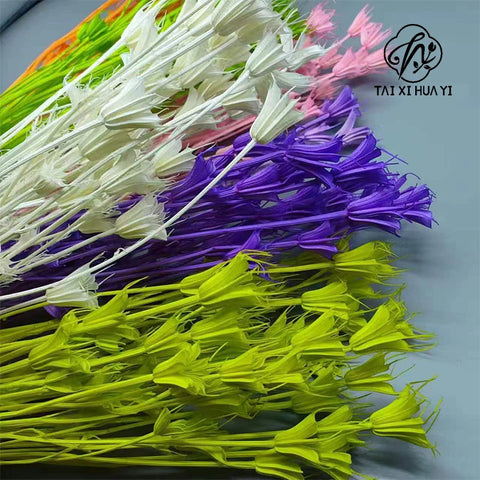 10pcs Gypsophila Dried Flowers Everlasting Natural Preserved Octagonal Bouquet Home Wedding Christmas Decoration