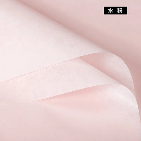 Customized Advanced Ins Snow Pear Flower Wrapping Paper Single Side PE Coated for Village-inner Use