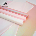 Single-sided Coated Waterproof Thickened Precious Pearl Gloss Paper Elegant Wrapping Flower Paper