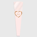 Transparent OPP Heart Pattern Soft Translucent Stretch Film Bouquet Bag Moisture-Proof Floral Shop Single Rose Packaging Plastic