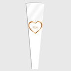 Transparent OPP Heart Pattern Soft Translucent Stretch Film Bouquet Bag Moisture-Proof Floral Shop Single Rose Packaging Plastic