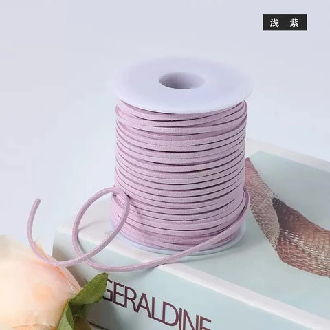 Wholesale 45-Yard Velvet 3mm Flat PVC Strap Floral Suede Binding for DIY Crafts Christmas Birthday Halloween