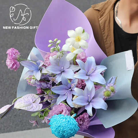 Coated DIY Bubble Cotton Flower Wrapping Paper for Flower Shop & Gift Shop Packaging Elegant Decoration