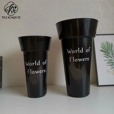 Oversized Floral PVC Hydration Container Decorative Flower-Design Packaging Tub