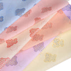 Korean Rose Flower Packaging Bear Print Soft Semi-Transparent Stretch Film for Garden Bear Cartoon Florist Supplies Gift Wrap