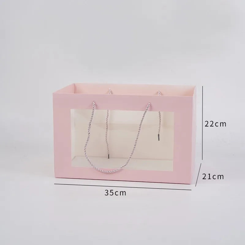 Cradle Flower Box Egg Postpartum Hand Gift Box Flower Basket Flower Bouquet Packaging Box