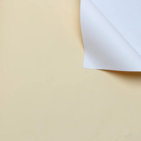 Handmade Ou Ya Two-Color Floral Wrapping Paper Waterproof Flower Packaging with Coating for Bouquets