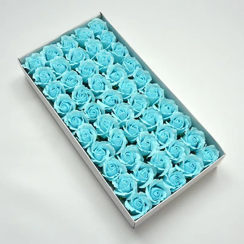 Three-Layer DIY Christmas Valentine's Day Soap Flower Bouquet Rose Simulation Artificial Flowers for Decorative Gift Packaging