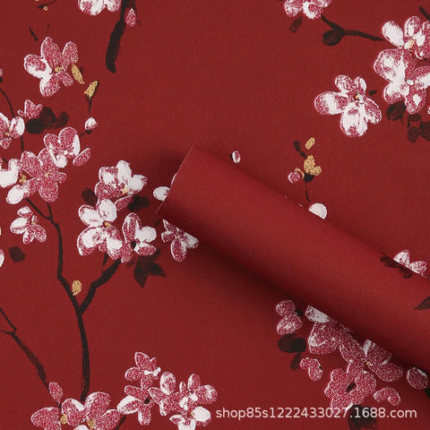 Small Fresh Flower Waterproof Packaging Paper Velvet Cloth Material with Single-sided Coating