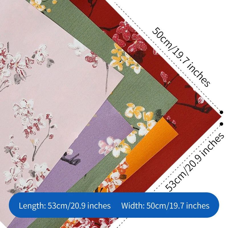 Small Fresh Flower Waterproof Packaging Paper Velvet Cloth Material with Single-sided Coating