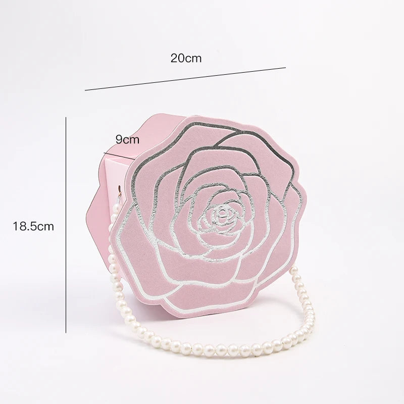 Premium Waterproof PE Coated Floral Wrapping Paper Roll for Gifts Designer Camellia Bull Party Flower Shop Festival Supplies