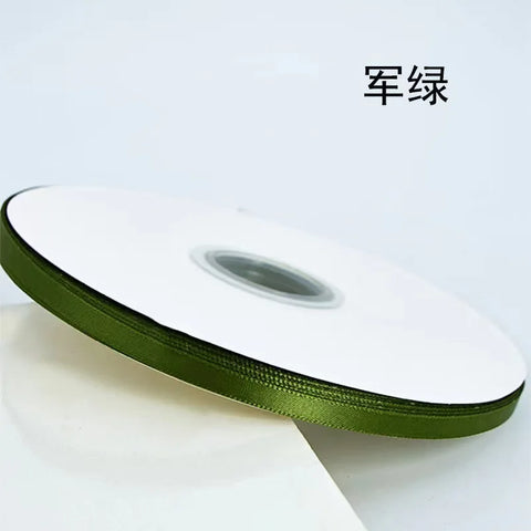 0.6cm Ribbon Flower Bow for DIY Packaging DIY Bow Bouquet for Wedding or Christmas Valentine's Day Ribbon