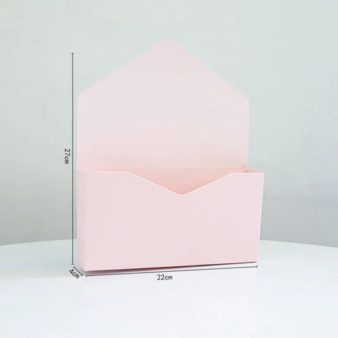 Wholesale Creative Biodegradable Eco-Friendly Flower-Arranged Envelope Box for Valentine's Day/Wedding/Birthday Party 350g Thick