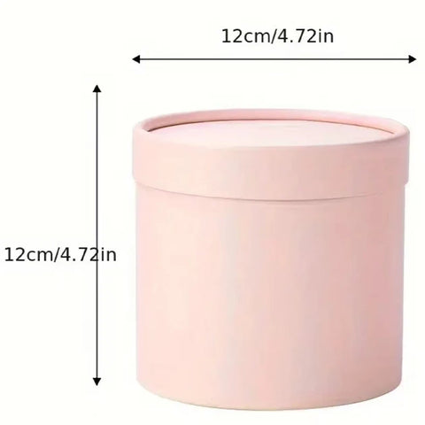Wholesale Modern Luxury Cylinder Rigid Gift Box Recyclable Handmade Vanishing Teachers' Day Flowers Hugging Mini Flower