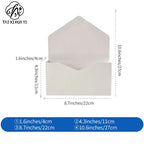 Wholesale Creative Biodegradable Eco-Friendly Flower-Arranged Envelope Box for Valentine's Day/Wedding/Birthday Party 350g Thick