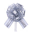 Matte Metallic Organza Pom Pom Pull Bows Floral Gift Wrapping Ribbon for Christmas Weddings Birthdays and Valentine's Day