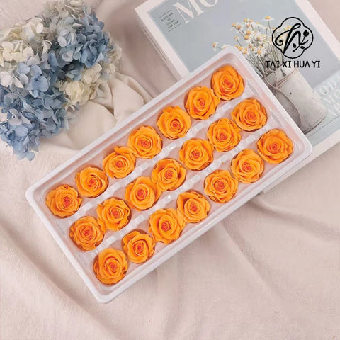 Hot Selling DIY Handmade Preserved Roses Realistic Dried Flower Gift Box Materials for Mother's Day Wedding Valentine's Day Gift