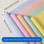 Monochrome Korean Style First Love Eco-Friendly Waterproof Flower Wrapping Paper Thickened Single Side for Flower Packaging