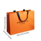 High Quality Cardboard Art Paper Bag Luxurious Handle Kraft Paper Shopping Gift Packaging Ribbon