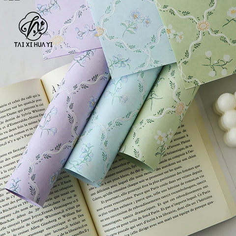 Premium Cotton Art Paper Floral Bouquet Wrapping Paper Virgin Floral Packaging Supplies for Valentine's Day Gift