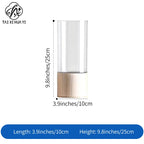 Modern Minimalist Acrylic Vase for Table Decoration Fresh Flower Bouquet Wrapping Floral Supplies-Packaging & Printing Products