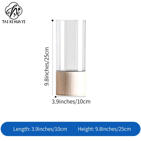 Modern Minimalist Acrylic Vase for Table Decoration Fresh Flower Bouquet Wrapping Floral Supplies-Packaging & Printing Products