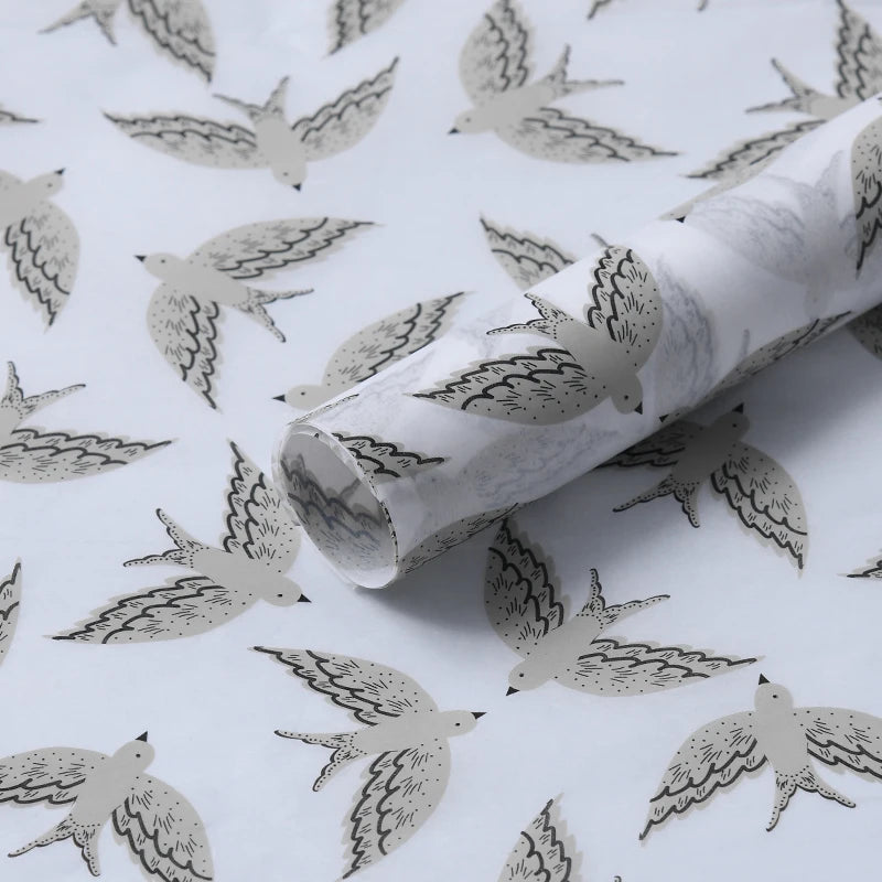 50*70cm Soft Pear Paper Waterproof Uncoated Virgin Pulp Elegant Flower Bouquet Wrapping Gift Wrapping Paper