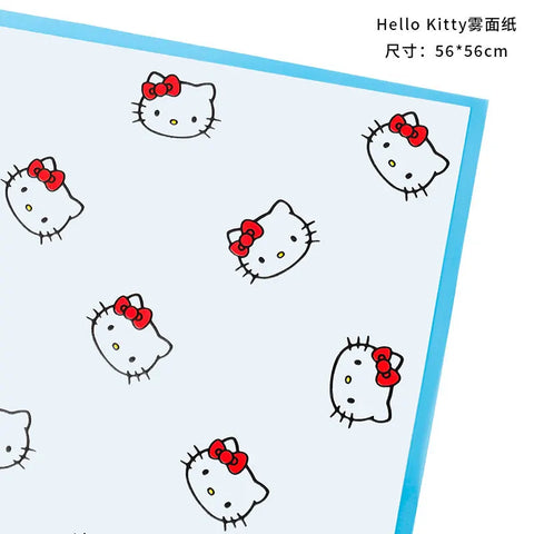 Coated Single Side Eco-Friendly Recyclable Waterproof Mist Paper Flower Packaging Cat Head Design Offset Printed