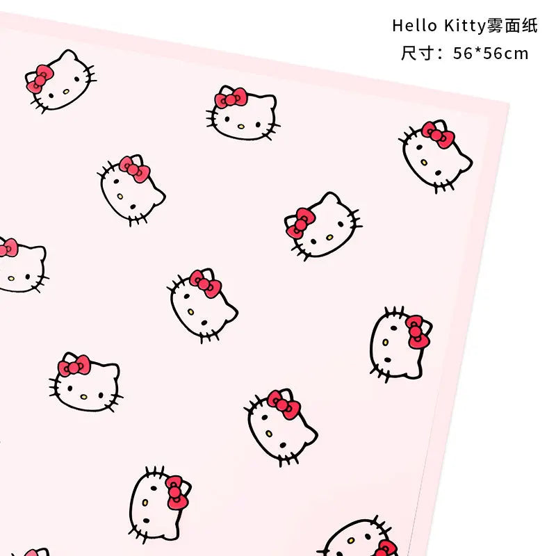 Coated Single Side Eco-Friendly Recyclable Waterproof Mist Paper Flower Packaging Cat Head Design Offset Printed