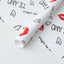 Valentine's Day Red Flower Wrapping Paper Single Side Coated Water-proof Eco-friendly Recyclable