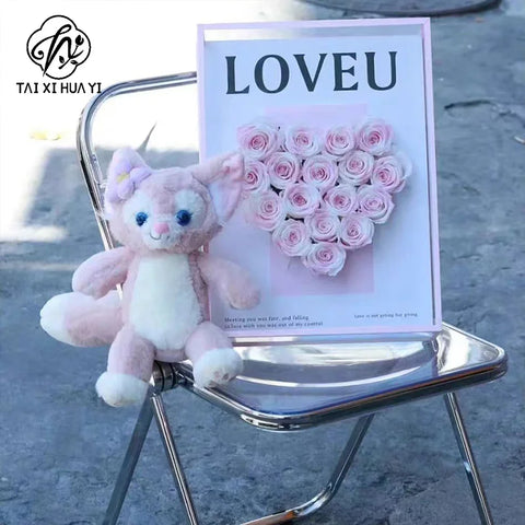 Acrylic Transparent Heart-shaped Gift Box Square Box Flower Bouquet Packaging for Roses Rose Box Storage