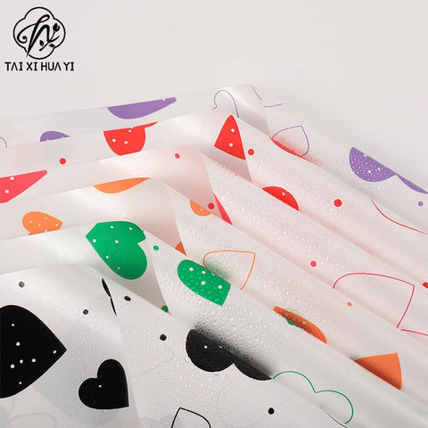 Valentine's Day Neon Love Flower Packaging Paper Waterproof Single Side Coated for Your Romantic Moments