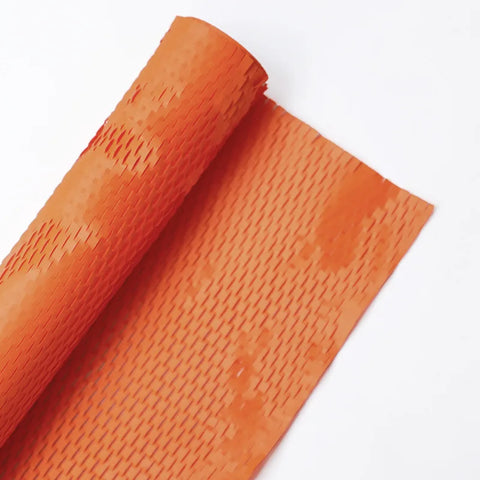 Single-Sided Coated Honeycomb Paper Packaging for Fresh Flower Bouquets Elegant Mesh Lining