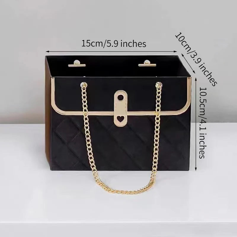 Wholesale Portable Rigid Gift Boxes Waterproof Flower Packaging Bags for Flower Shop Arrangements and Bouquets