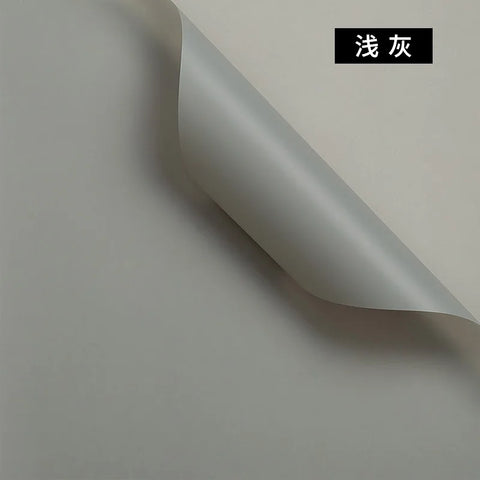 Korean Thick Waterproof Matte Floral Bouquet Wrapping Paper Double Side PVC Coating for Flower and Gift Packaging