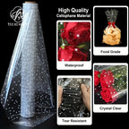 Plush Toy Doll Storage Transparent Gift Bag Dust and Moisture-Proof with Single Side Coating Plastic Gift Bag