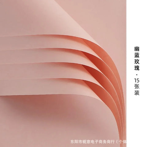 Fenghua Thick Kraft Paper Single-Sided Solid Color Korean Bouquet Material for Unique Packaging Elegant Touches
