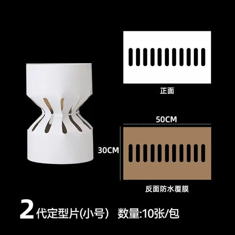 Round Cylinder Bouquet Lined with Fast Wrapping Flower Artifact Stamped Flowers Wrapping Paper Material Folded Elegant Folders