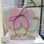 Portable Foldable Craft Paper Flower Box Handmade Floral Gift Packaging Materials for Flowers