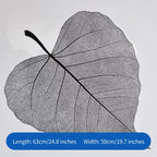 2025 New Flower Wrapping Stretch Film 72x33cm Leaf Shape Translucent Waterproof Florist Supplies