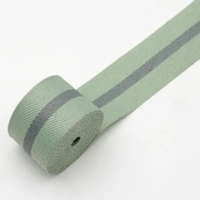 Two-color Woven Ribbon DIY Gift Packaging Ribbon with Fresh Flower for Birthday Halloween Wedding Christmas