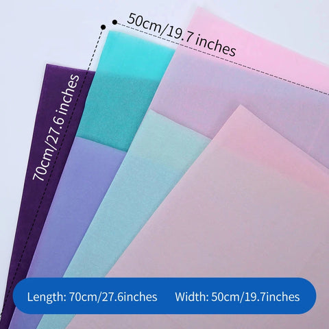 Customized Advanced Ins Snow Pear Flower Wrapping Paper Single Side PE Coated for Village-inner Use