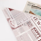 European English Newspaper Korean Bundle Paper with Single-Sided Coating Fresh Flower Packaging Material