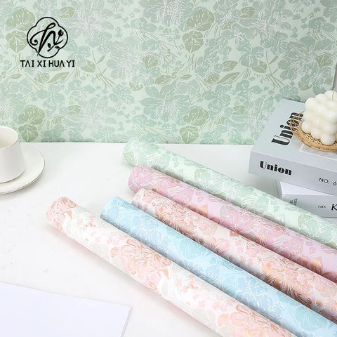 Valentine's Day 50*58cm Flower Bouquet Wrapping Paper Recyclable Duplex Board Materials for Florists