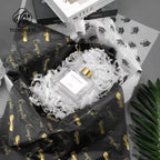 Customized Printed Logo Gold Waterproof Eco-friendly Recyclable Gift Wrapping Tissue Rose Mixed Pulp Packaging