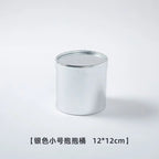 Portable and Waterproof Biodegradable Kraft Paper Flower Box Handheld Round Cylinder Packaging for Fashionable Gifts