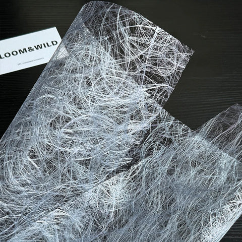 Wholesale Single Side PE Coating Raffia Grass Inner Lining Material for Fresh Flower Bouquet Packaging