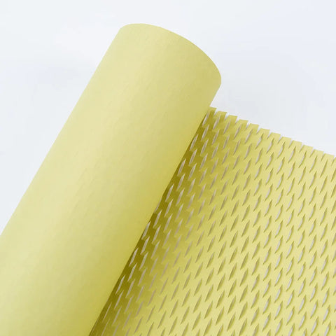 Single-Sided Coated Honeycomb Paper Packaging for Fresh Flower Bouquets Elegant Mesh Lining